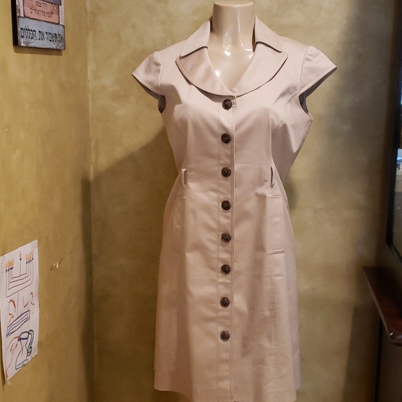 Tahari Arthur S. Levine Collared Dress - Picture 1 of 5